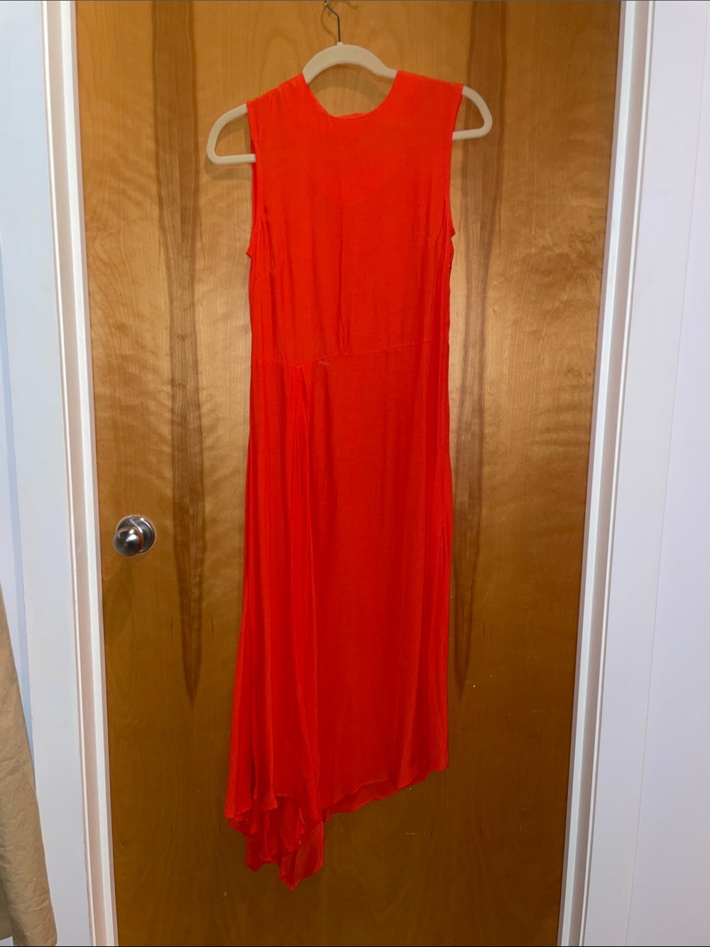 One of a kind Asymmetrical red dress